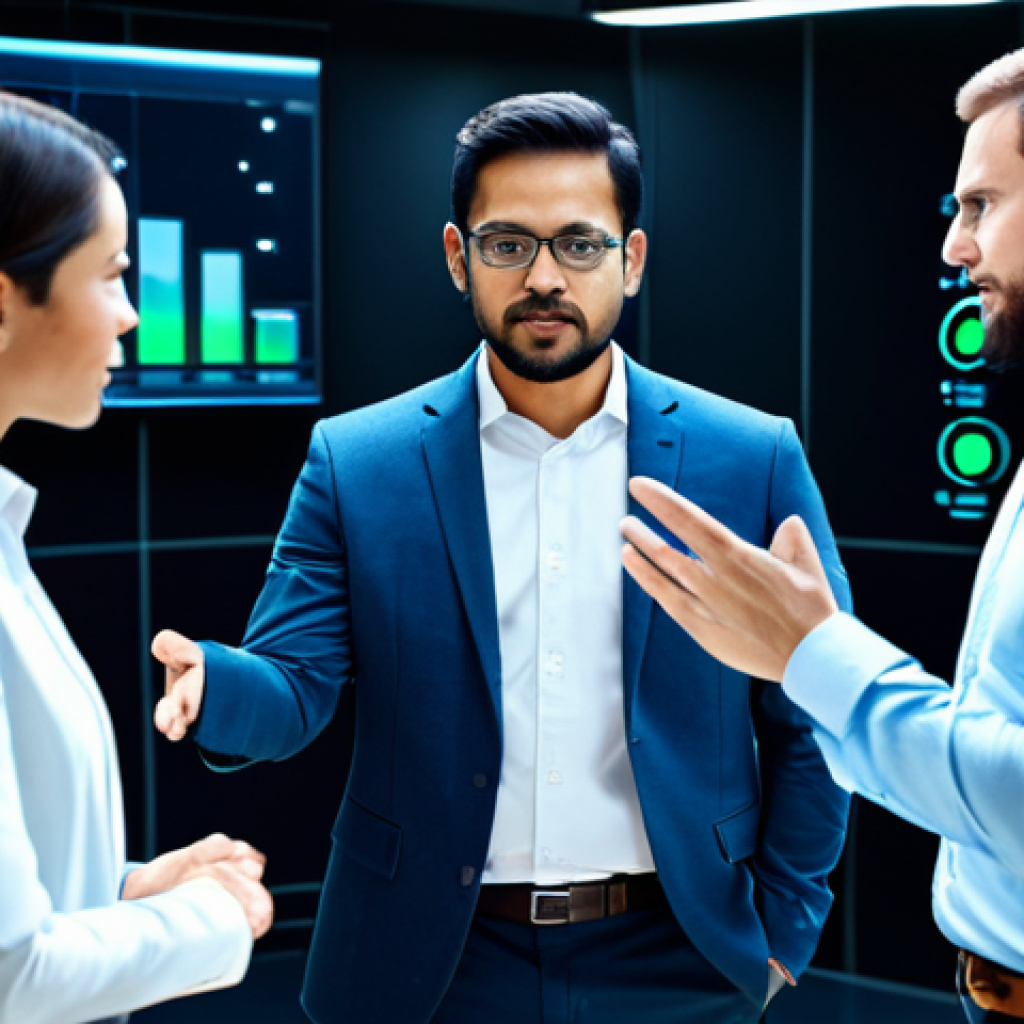 A professional, diverse team of three strategists, fully clothed in modest, modern business attire, standing in a sleek, high-tech control room. One strategist gestures with a hand, emitting a subtle, glowing aura, representing a support or debuff effect. Another stands confidently, hands clasped, embodying stability and resilience. The third observes a holographic display showing abstract strategic data. The atmosphere is focused and intelligent, with sophisticated lighting. Perfect anatomy, correct proportions, natural pose, well-formed hands, proper finger count, natural body proportions. Safe for work, appropriate content, professional, family-friendly.