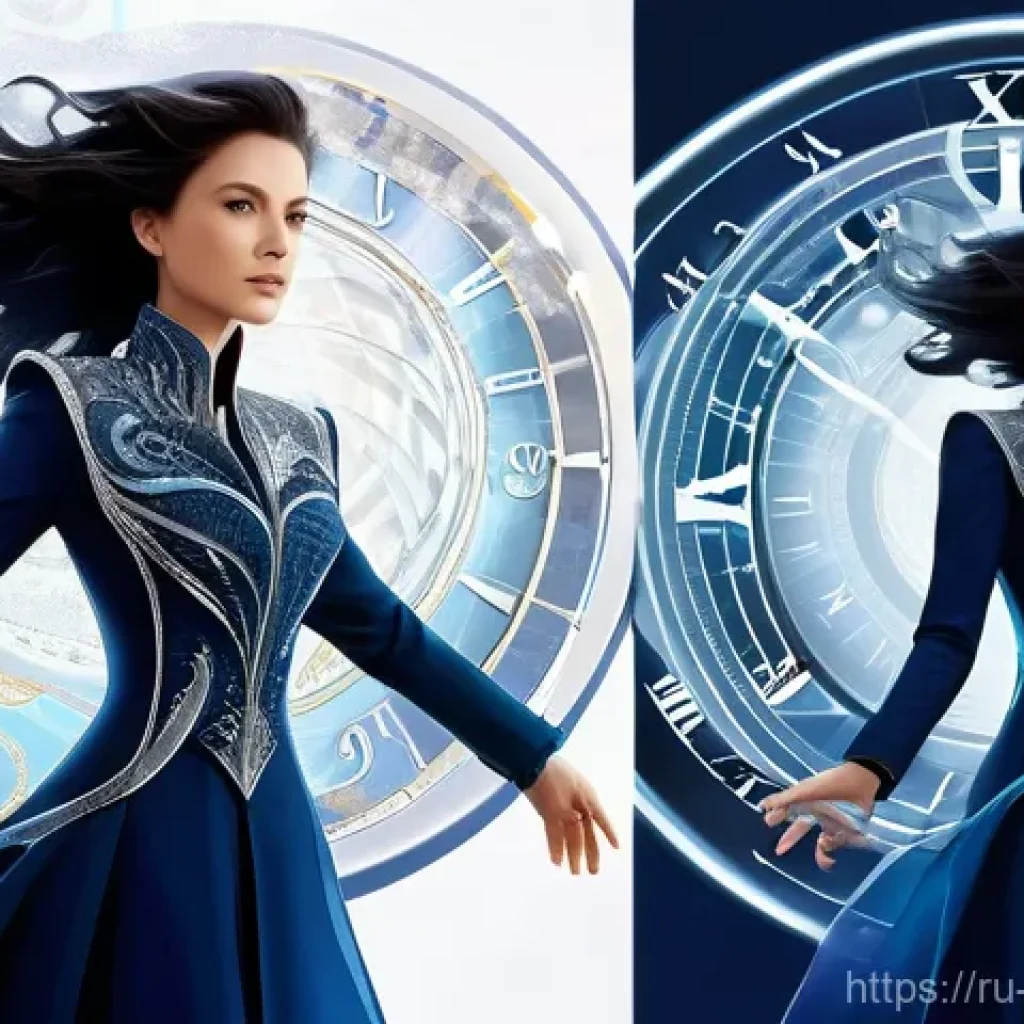 리버스 1999 최고 효율의 유저 빌드 - **Prompt for Nautica: Master of Time**
    An elegant female character, Nautica, from "Reverse: 1999...