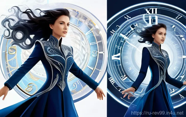 리버스 1999 최고 효율의 유저 빌드 - **Prompt for Nautica: Master of Time**
    An elegant female character, Nautica, from "Reverse: 1999...