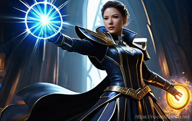 리버스 1999 속성별 최고 DPS 캐릭터 - Dynamic Attribute Clash in Battle**

A highly detailed and action-packed battle scene from "Reverse:...