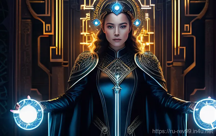 리버스 1999 최고의 던전 아이템 - **A female arcanist embodying the power of a Psychocube.**
A confident female arcanist, dressed ...