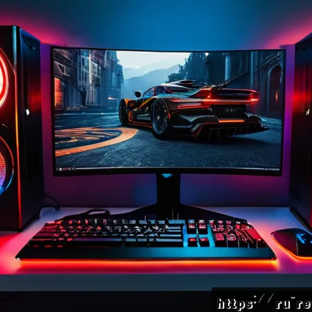 리버스 1999 고효율 장비 세팅 - A detailed gaming setup focused on performance optimization for the game Reverse 1999, featuring a h...