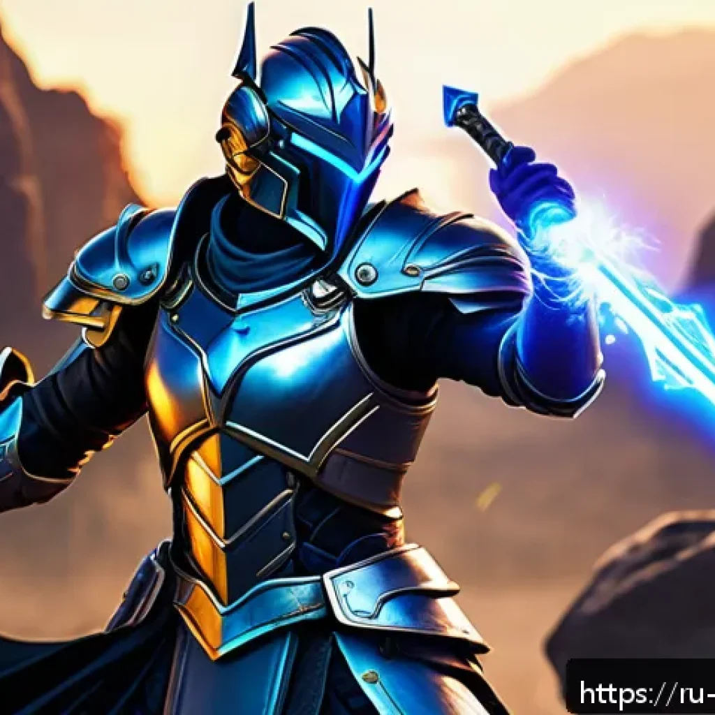 리버스 1999 에너지 시스템 이해 - A dynamic fantasy RPG scene featuring a character clad in detailed armor with energy visibly flowing...